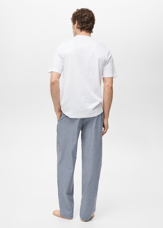 Mango Pack kombinierter Pyjama aus 100 % Baumwolle mit Karomuster Zeitlich begrenztes Angebot