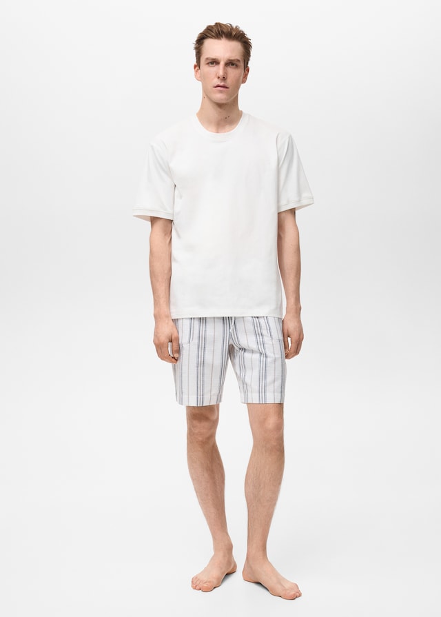 Mango Pack mit kurzem Pyjama aus 100 % Baumwolle Blitzangebot