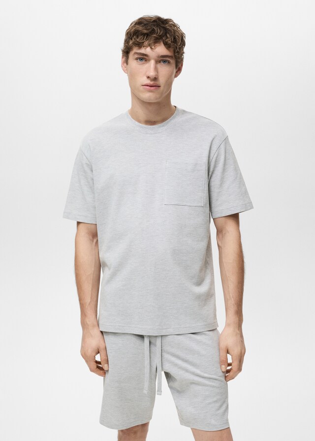 Mango Pack Kurzer Baumwoll-Pyjama