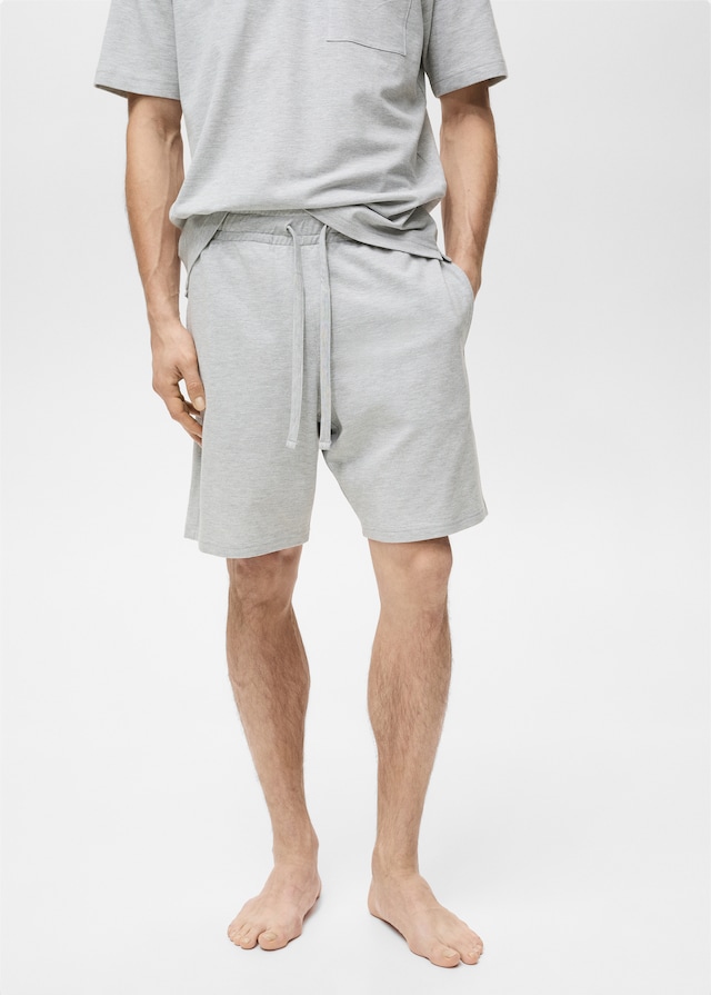 Mango Pack Kurzer Baumwoll-Pyjama Große Rabatte