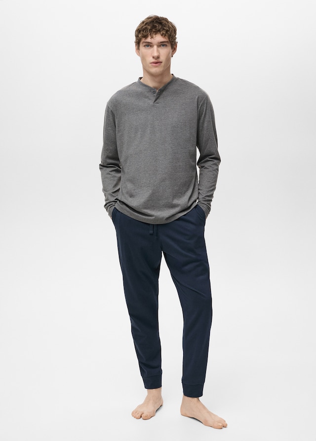 Mango Pack mit langem Pyjama aus 100 % Baumwolle Bestseller