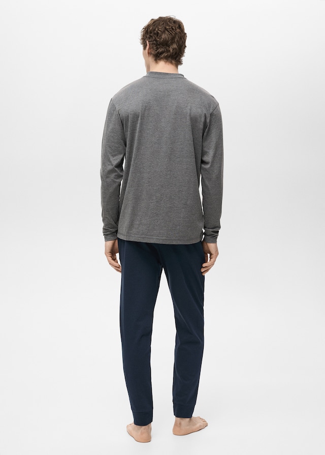 Mango Pack mit langem Pyjama aus 100 % Baumwolle Bestseller