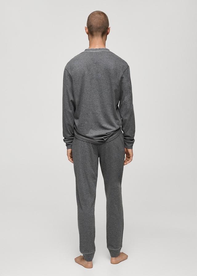 Mango Pack mit langem Pyjama aus 100 % Baumwolle Saisonale Angebote