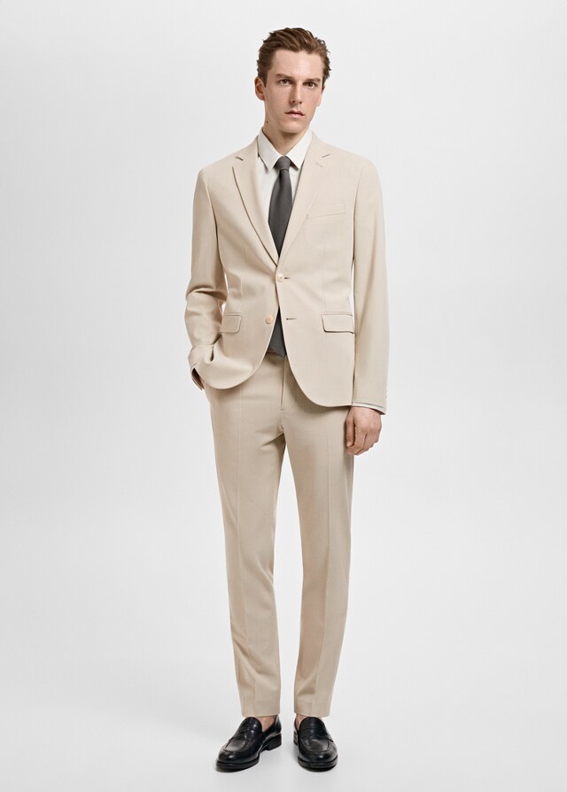 Mango Super Slim Fit-Anzugsakko aus Stretchgewebe VIP-Rabatte
