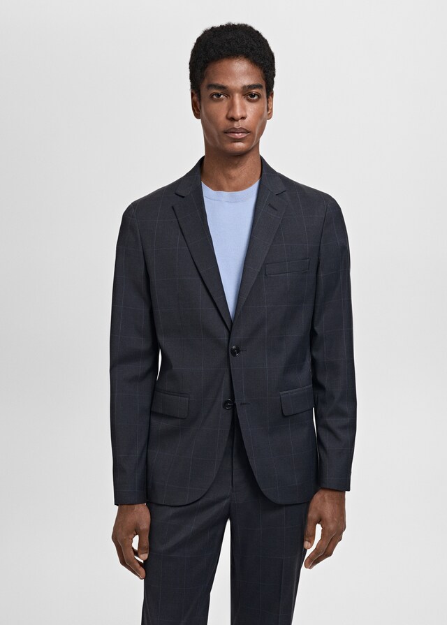 Mango Super Slim Fit-Anzugsakko aus Stretchgewebe