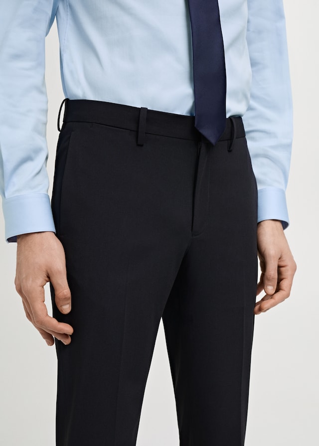 Mango Super Slim Fit-Anzughose aus Stretchstoff Neueste Stile