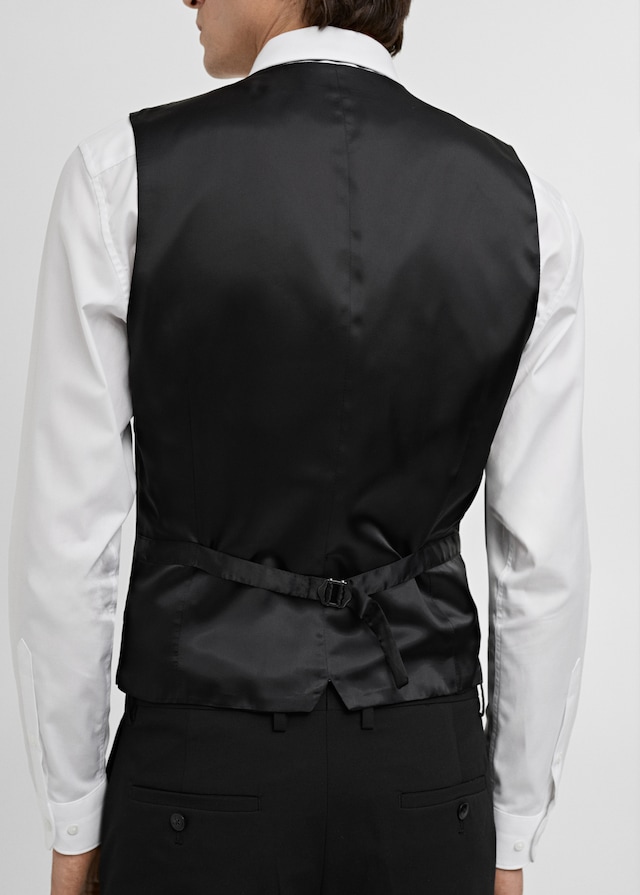 Mango Super-Slim-Fit-Anzugweste Paris Letzter Tag