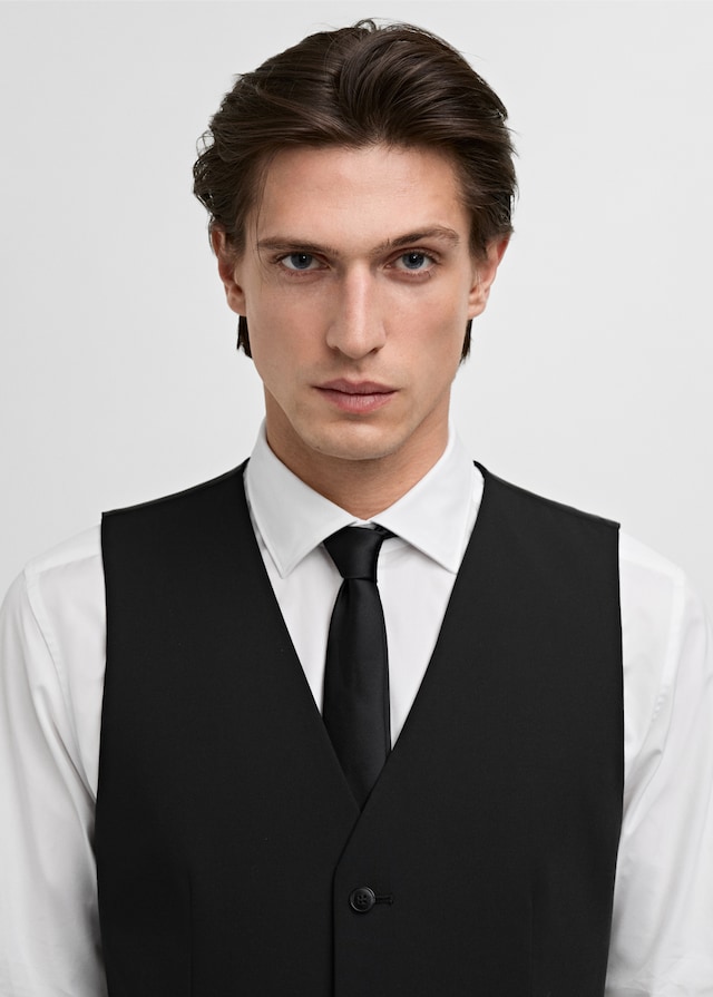Mango Super-Slim-Fit-Anzugweste Paris Letzter Tag