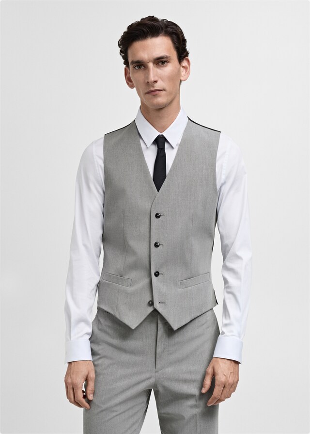 Mango Super-Slim-Fit-Anzugweste Paris