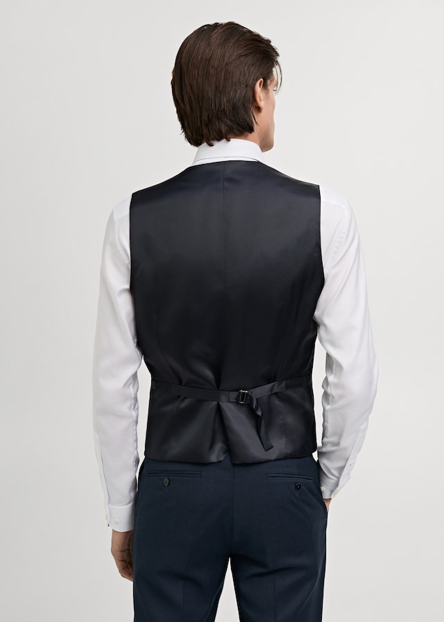 Mango Slim Fit Anzugweste Bis zu 50% Rabatt