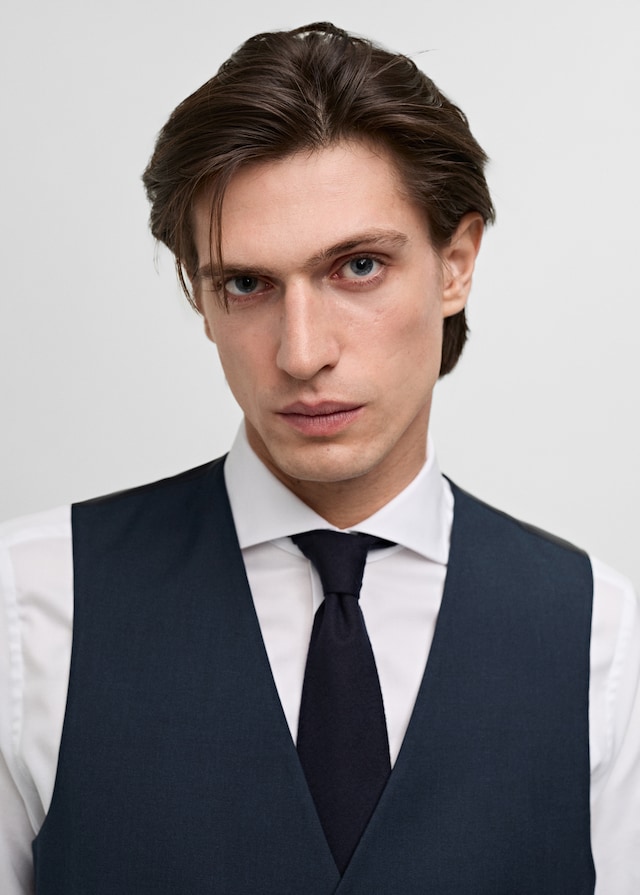 Mango Slim Fit Anzugweste Bis zu 50% Rabatt