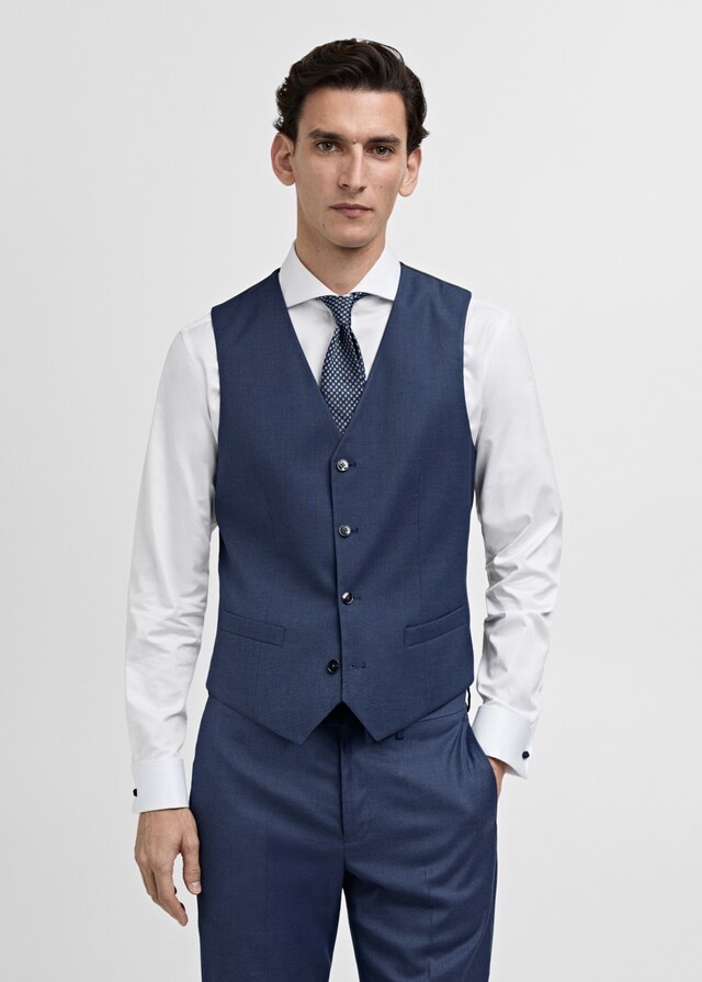 Mango Super-Slim-Fit-Anzugweste Paris