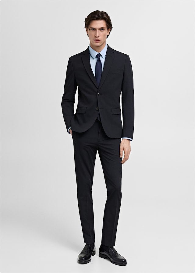 Mango Slim Fit-Anzugshemd aus Baumwolle Bis zu 65% Rabatt