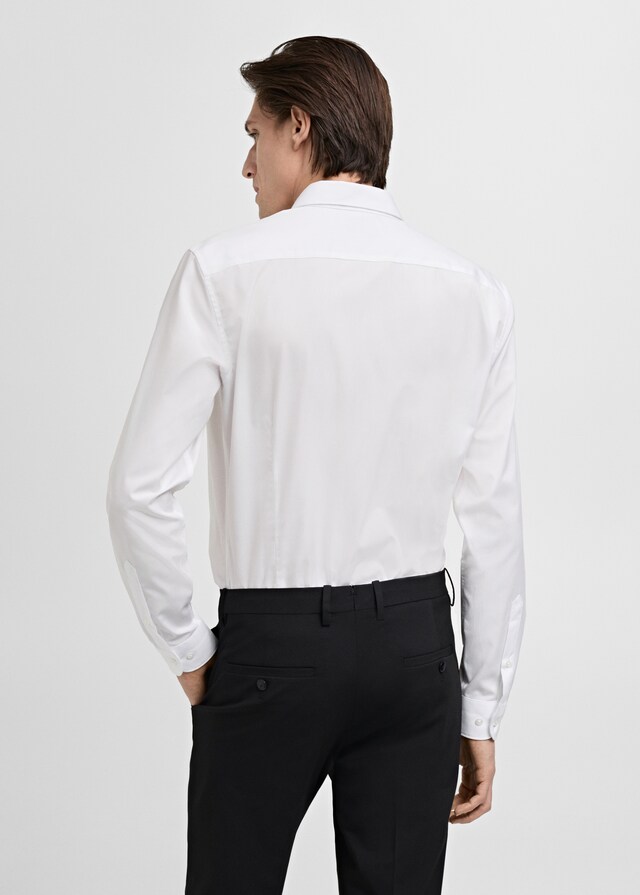 Mango Slim Fit-Oberhemd aus Baumwoll-Popeline Nur für heute