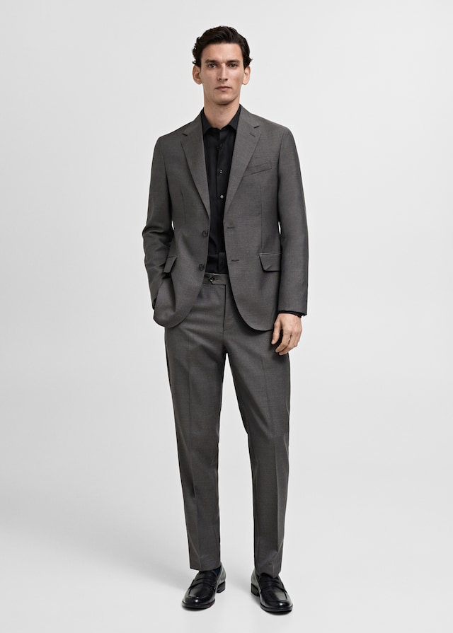 Mango Slim Fit-Oberhemd aus Baumwoll-Popeline Vierteljährliche Förderung