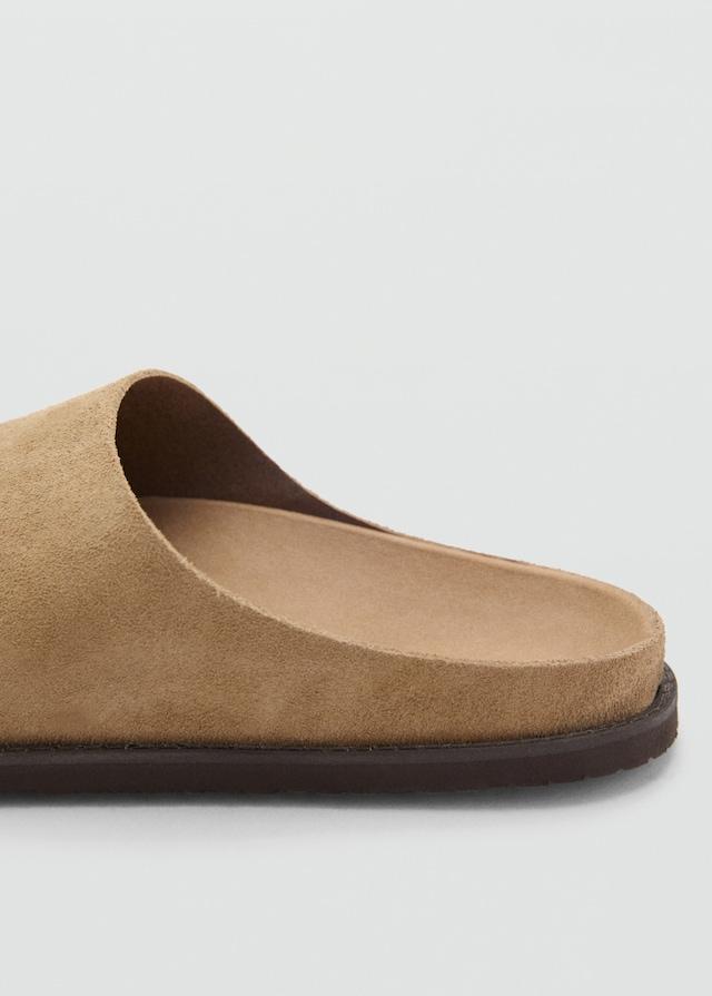 Mango Clogs aus Rauleder 2025
