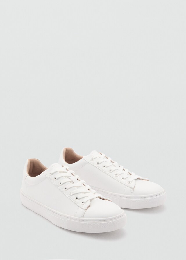 Mango Geschnürte Sneakers mit Einsätzen Auslauf