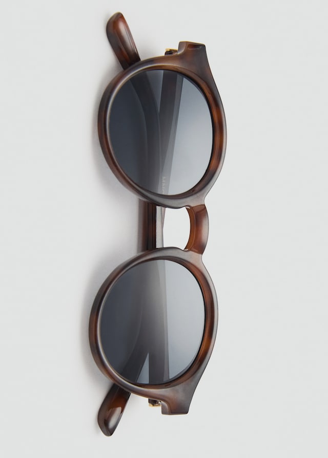 Mango Sonnenbrille mit rundem Gestell Black Friday