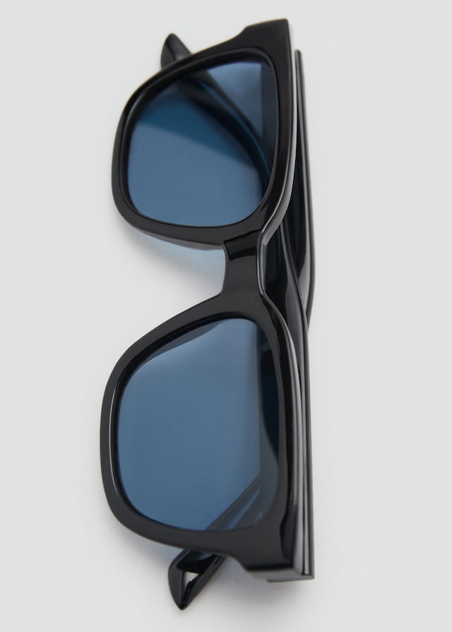 Mango Polarisierte Sonnenbrille mit rechteckigem Design Valentinstagsangebot