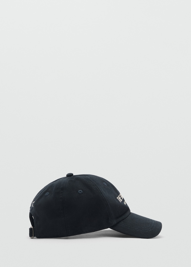 Mango Bestickte Canvas-Kappe Zeitlich begrenztes Angebot
