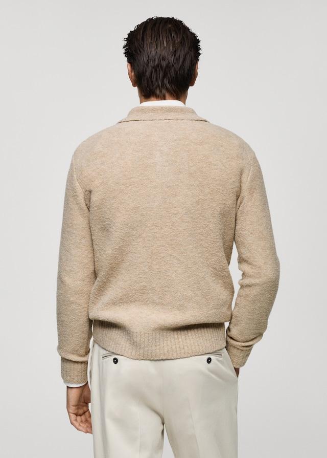Mango Strick-Poloshirt mit Mini-Bouclé Vierteljährliche Förderung