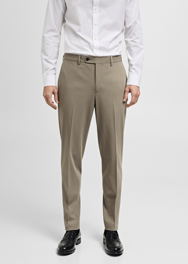 Mango Slim-Fit-Anzughose Mónaco