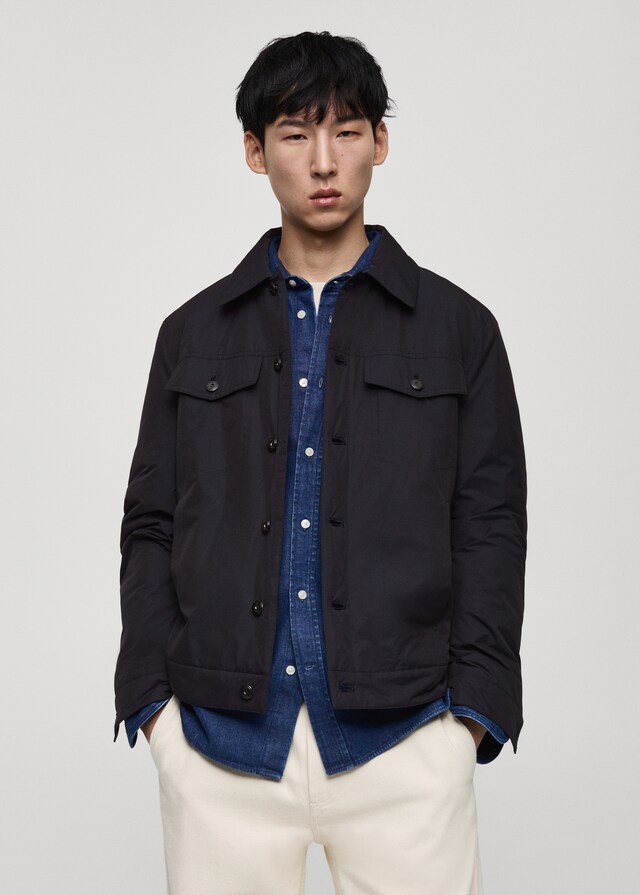 Mango Wasserabweisende Steppjacke