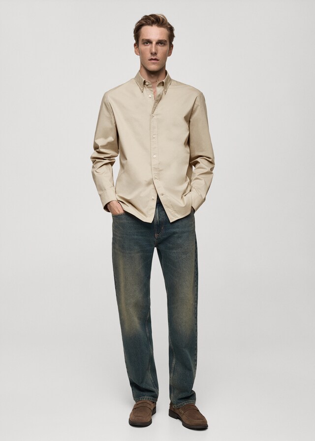 Mango Regular Fit-Hemd aus Baumwolle Online