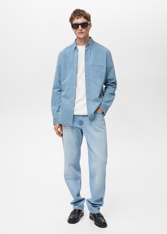 Mango Regular-Fit-Jeanshemd Outlet