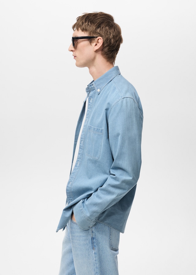 Mango Regular-Fit-Jeanshemd Outlet