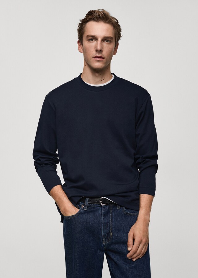 Mango Langarmshirt regular fit