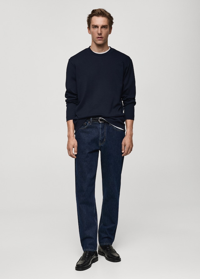 Mango Langarmshirt regular fit Schlussverkauf