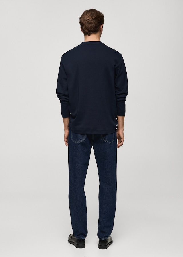 Mango Langarmshirt regular fit Schlussverkauf