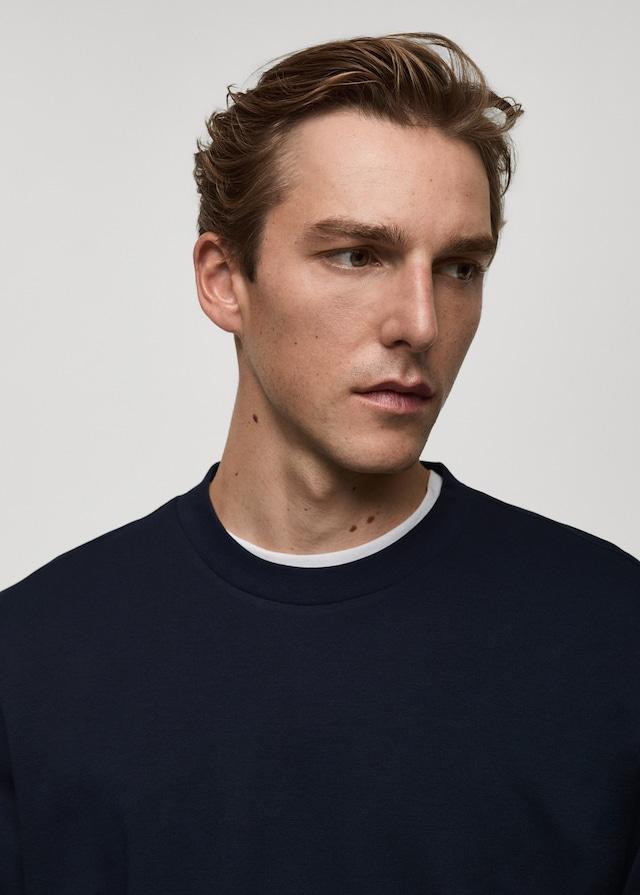 Mango Langarmshirt regular fit Schlussverkauf