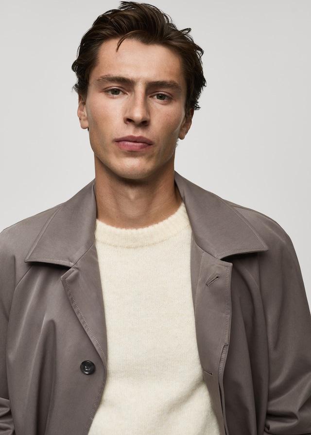 Mango Trenchcoat mit Gürtel und mattiertem Finish Kostenloser Versand
