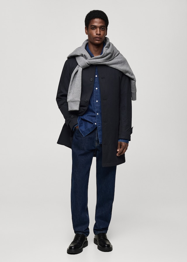 Mango Wasserabweisender Stepp-Trenchcoat Limitierter Zeitrabatt