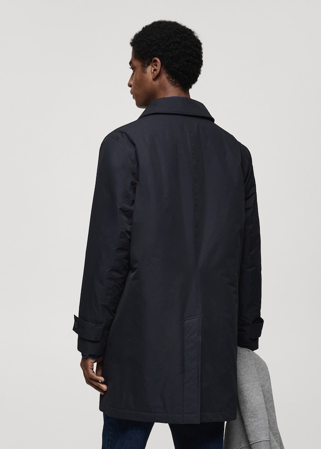 Mango Wasserabweisender Stepp-Trenchcoat Limitierter Zeitrabatt