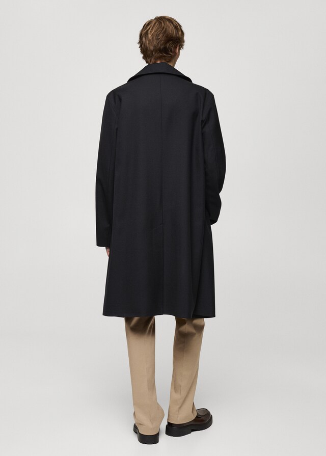 Mango Oversized-Trenchcoat aus Comfort-Stretch-Gewebe Fabrik Onlineshop
