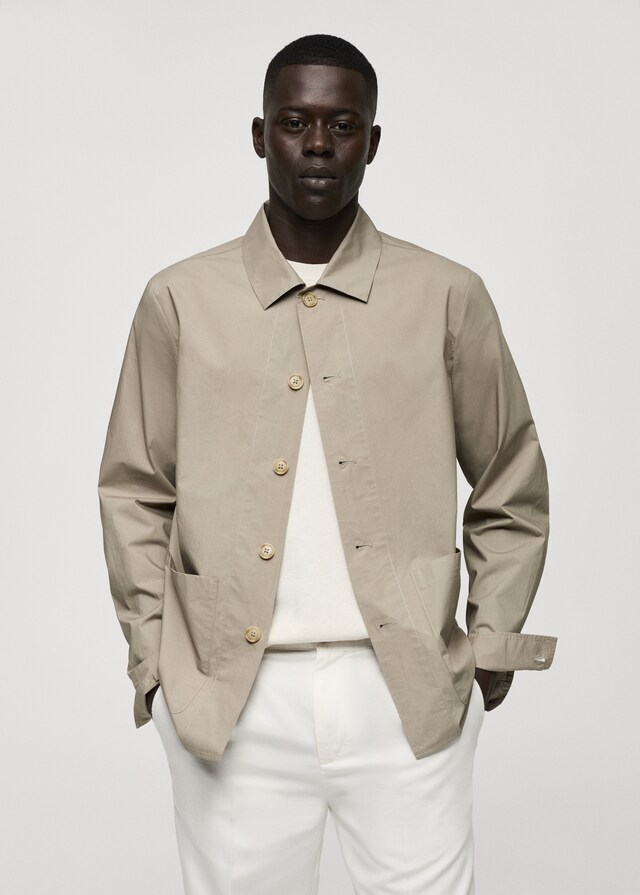 Mango Overshirt aus 100 % Baumwoll-Popeline Flash Sale