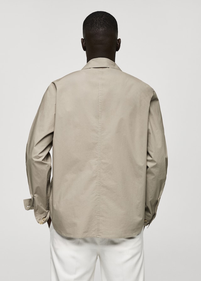 Mango Overshirt aus 100 % Baumwoll-Popeline Flash Sale