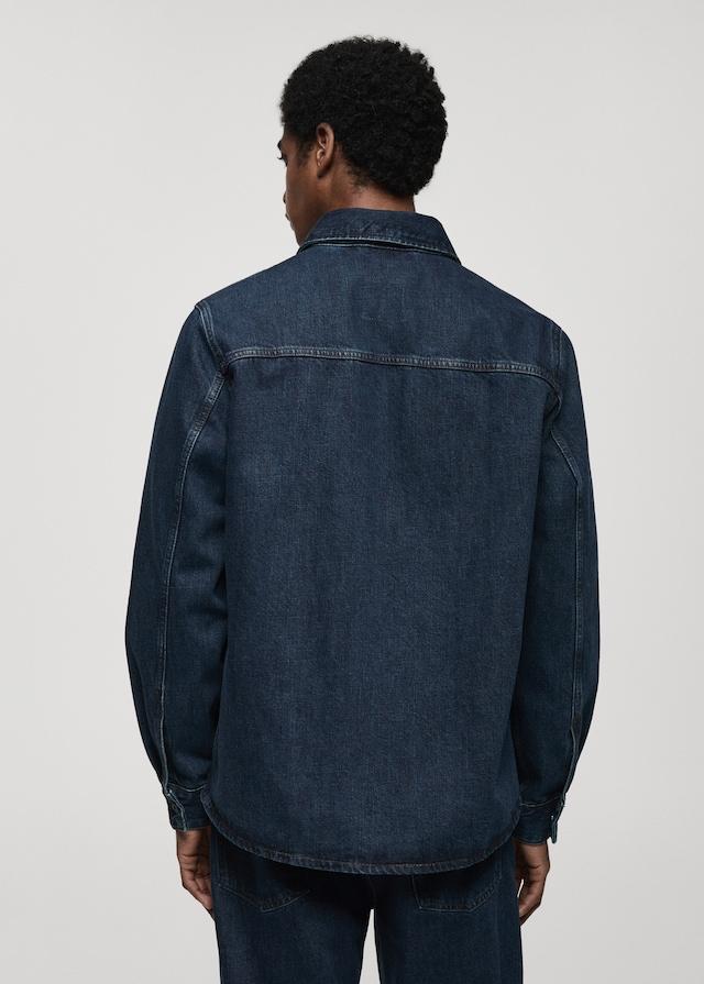 Mango Regular-Fit-Overshirt aus Jeans Begrenztes Angebot