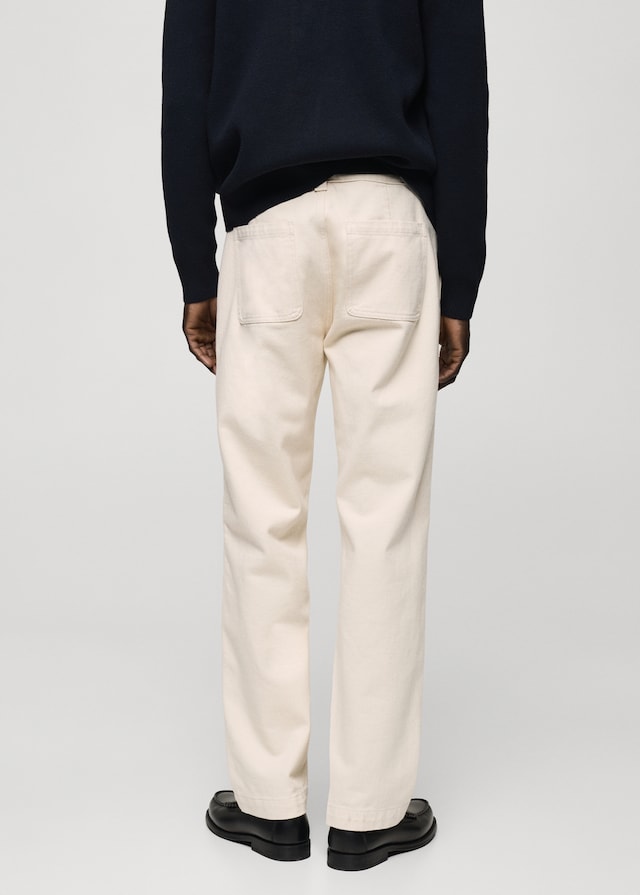 Mango Regular-Fit-Baumwollhose Exklusivangebot