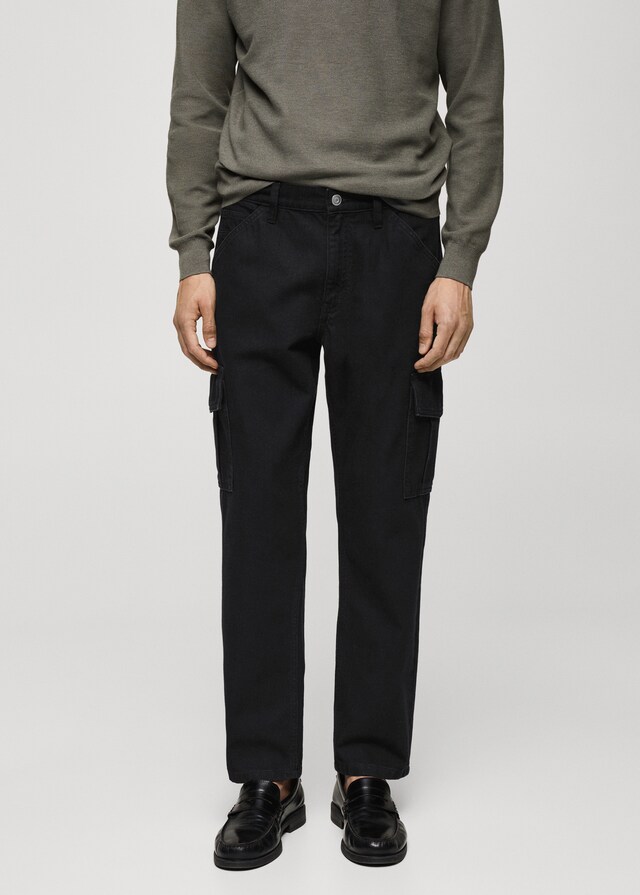 Mango Straight Fit-Cargojeans Black Friday