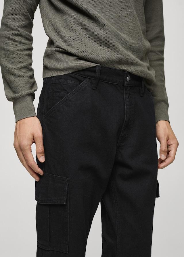 Mango Straight Fit-Cargojeans Black Friday