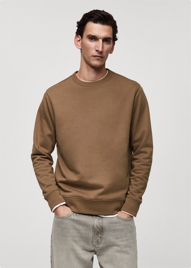 Mango Regular-Fit-Sweatshirt aus Baumwolle