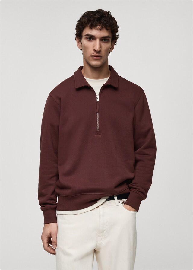 Mango Regular-Fit-Polo-Sweatshirt aus Baumwolle Muttertagsangebot