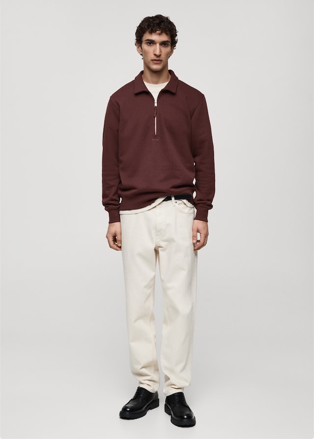 Mango Regular-Fit-Polo-Sweatshirt aus Baumwolle Muttertagsangebot