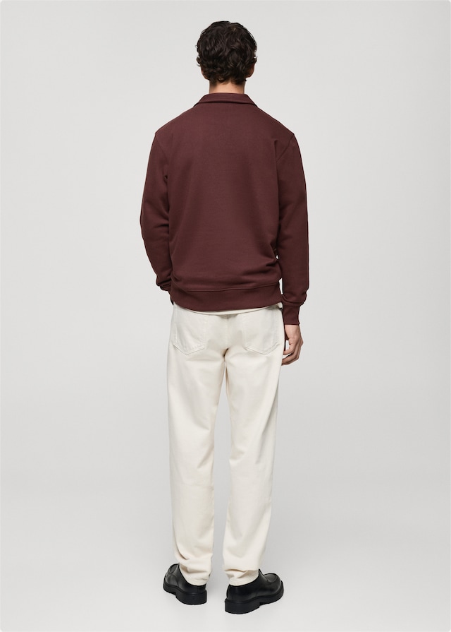Mango Regular-Fit-Polo-Sweatshirt aus Baumwolle Muttertagsangebot