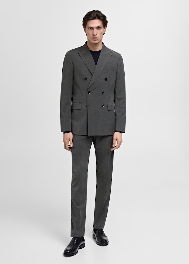 Mango Zweireihiges Slim-Fit-Sakko Mónaco Top Angebot