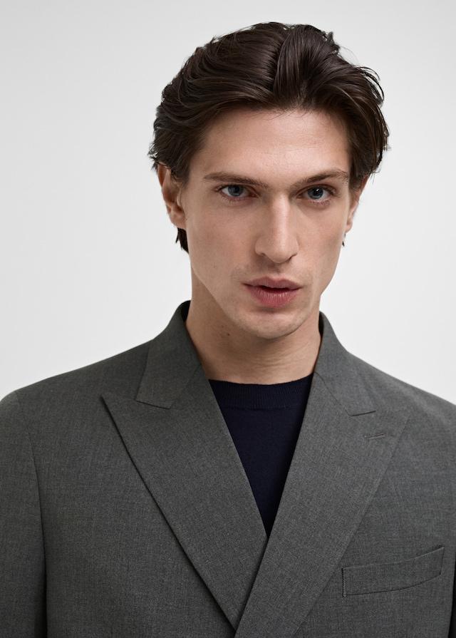 Mango Zweireihiges Slim-Fit-Sakko Mónaco Top Angebot